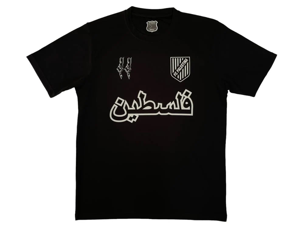 Camiseta de fútbol brillante de Palestina (árabe)