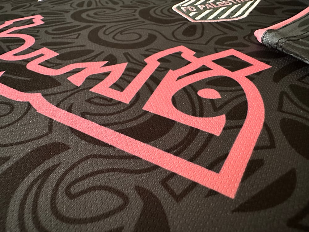 Camiseta FC Palestina X Farrah Azam (Negro)